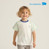 丽婴房儿童短袖T恤糖果色男童女童插肩袖上衣2025夏季 芝士黄 130 cm