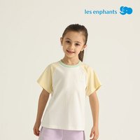 丽婴房儿童短袖T恤糖果色男童女童插肩袖上衣2025夏季 蜜桃粉 90 cm