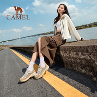 骆驼（CAMEL）登山鞋男女防泼水防滑专业户外徒步运动鞋 F13A097031W 泥沙灰/燕麦灰，男 44