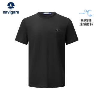 今日必买：navigare 意大利小帆船夏季休闲简约男士短袖T恤 多色可选 1125505307