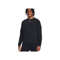安德玛（Under Armour） UA 男子秋冬圆领训练运动长袖卫衣 1379755 001黑色 L 