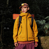  PELLIOT/伯希和 暴雨级防水 冲锋衣  【男女同款】曜石黑 |全天候硬壳 通用 XL