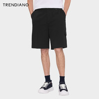 TRENDIANO 男士金属扣宽松五分裤 10101818969704