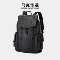 Mark Fairwhale/马克华菲个性百搭休闲印花通勤旅游大容量双肩包