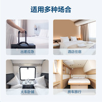 得力一次性床单被罩枕套双人四件套酒店旅行单人加厚隔脏被套便携