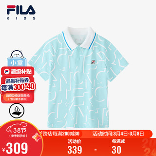 FILA 童装儿童短T类小童男童短袖POLO