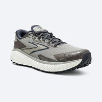 PLUS会员：BROOKS Divide 5山际 跑鞋男女款 淡雾灰/褐灰色/乌木色 42