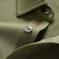 七匹狼短袖T恤男夏季5A抗菌休闲净色冰丝凉感翻领Polo打底衫男装商务短T 206(豆绿)-升级版 170/88A(L)