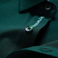 七匹狼短袖T恤男夏季5A抗菌休闲净色冰丝凉感翻领Polo打底衫男装商务短T 202(深绿)-升级版 170/88A(L)