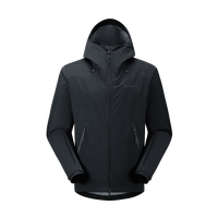 巍德(VAUDE)格雷连帽软壳冲锋衣户外徒步登山骑行防风防水透湿春秋外套男女款 VAUDE黑 M【175-180体重140-160斤】