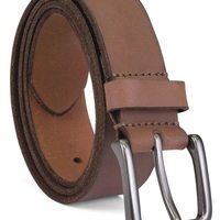 Timberland 添柏岚 男式经典皮革牛仔皮带, 经典皮带, 38 Brown