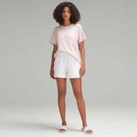 露露乐蒙lululemon丨All Yours 女士 T 恤 *棉 LW3ES5S 短袖 轻柔粉 3XS /0