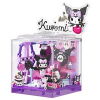 AREAX X砖区 三丽鸥家族萌动小店BOX系列 AB0071 酷洛米甜酷派对房 Kuromi