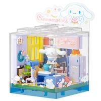 AREAX X砖区 三丽鸥家族萌动小店BOX系列 AB0073 布丁狗元气蛋糕店 Pompompurin