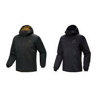 ARC'TERYX 始祖鸟 Arcteryx 始祖鸟ATOM HOODY 黑金棉服刺绣徽标户外保暖连帽外套