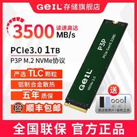 百亿补贴：金邦 GeIL P3P 1TB TLC固态硬盘M.2 PCIe 3.0 NVME协议接口高速SSD