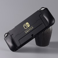 丸图 Switch OLED 游戏机保护壳 喷油款 夜黑LOGO 膜+帽