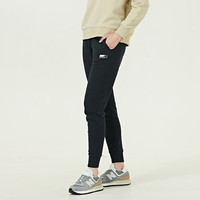 NEW BALANCE NB奥莱女款春秋简约纯色灰色学生束脚收口舒适休闲运动长裤 WP21801-BK L