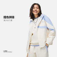 李宁 LI-NING 女款运动夹克连帽防风服