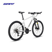 捷安特（GIANT）25款ATX 620铝合金21速机械碟刹成人变速山地自行车 白月光 XS 26×14 XS145-160cm