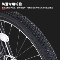 飞鸽 FLYING PIGEON车自行车男女变速轻便单车成人双碟刹青少年越野赛车自行车 黑蓝色 三刀轮 适合160-185cm 26英寸 27速顶配升级