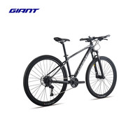 捷安特（GIANT）ATX 830油压碟刹成人变速铝合金18速可锁死避震山地自行车 消光亮黑 29×17 M 170-182cm