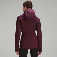 lululemon丨Down For It All 女士羽绒连帽外套 LW4CA7S 黑加仑紫 3XL /16