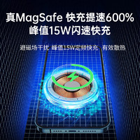 品胜【一件】车载手机支架磁吸式magsafe中控仪表台导航支架 【强力吸附丨15W无线充】