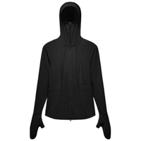Bananain 蕉内 女士凉皮302UV Pro直身防晒衣 10230560471 手套款 黑色 XXL