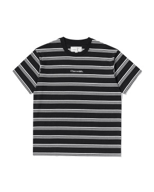 :CHOCOOLATE CHOCOOLATE Logo 刺绣条纹 T 恤