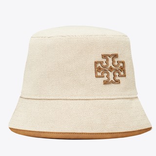 补贴购：TORY BURCH 双色帆布渔夫帽 151913