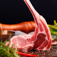 午羊 宁夏滩羊肉 生鲜肚包肉羊肉新鲜羊肚包冷冻真空袋装火锅烧烤食材 法式羊排250g/3-4支