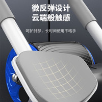 盛坤健腹轮腹肌轮卷腹自动回弹肘撑男女士器材静音双轮家用运动 活力橙【智能计时丨回弹静音丨智能刹车】