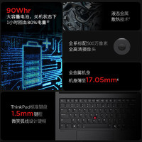 ThinkPad 联想ThinkPad P1隐士 AI元启 16英寸3D渲染设计专业图形移动工作站笔记本电脑全新官方正品