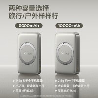 倍思 2024磁吸无线充电宝快充大容量适用iphone16promax苹果15小米magsafe移动电源可上飞机4