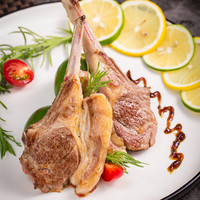 阿牧特 内蒙古原切法式羊排1600g（24支） 西式烧烤羊排骨 生鲜羊肉