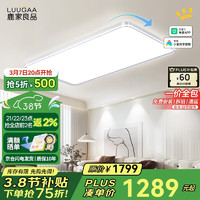 鹿家良品 LUUGAA 雅致客厅吸顶灯 现代简约 全光谱护眼