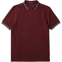 FRED PERRY男士POLO衫夏季商务休闲麦穗短袖重磅多彩T恤M3600OR0