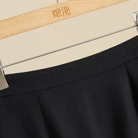 她池高腰半身裙2024秋装女装时尚气质优雅网纱拼接显瘦A字裙 S