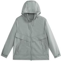 太平鸟男装夹克24夏皮肤衣连帽夹克 B1BCE21 绿色1（宽松） XL