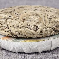 花小茵白毫银针单芽头特级白茶饼--100g