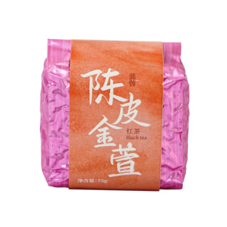 炭纪（teagraphy）红茶 三年新会陈皮台湾红茶 陈皮果香蜜香 一级75g 轻火袋装