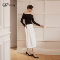 73Hours刘亦菲同款女鞋Brittany通勤尖头职业细高跟鞋浅口单鞋女 空气棉-亮面牛皮-深黑-6.5cm 39