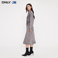 ONLY春季NBA联名莱卡A字牛仔衬衫连衣裙女| 123342023 C39 蓟THISTLE 165/84A/M
