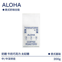 TERRAFORM COFFEE ROASTERS 啟程拓殖 启程拓殖 太妃糖焦糖中深烘焙意式拼配美式现磨粉咖啡豆 ALOHA中度200g
