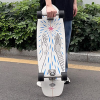 carver 陆地冲浪板初学者女生儿童专业路冲板「存在」31英寸cx4pu桥