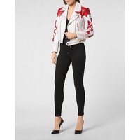 PHILIPP PLEIN 女士皮质外套铆钉皮衣 5676756698818