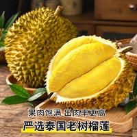 汇挑 泰国金枕榴莲液氮整果带壳速冻巴掌榴莲自然树熟顺丰包邮