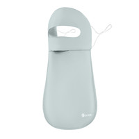 UV100冰丝女款夏防晒面罩全脸防紫外线透气护颈户外面具口罩22520 豆沙色-遮蔽率99.68%