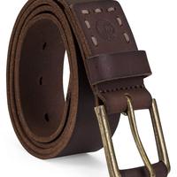 Timberland 添柏岚 男式休闲经典日常皮带 深棕色 34